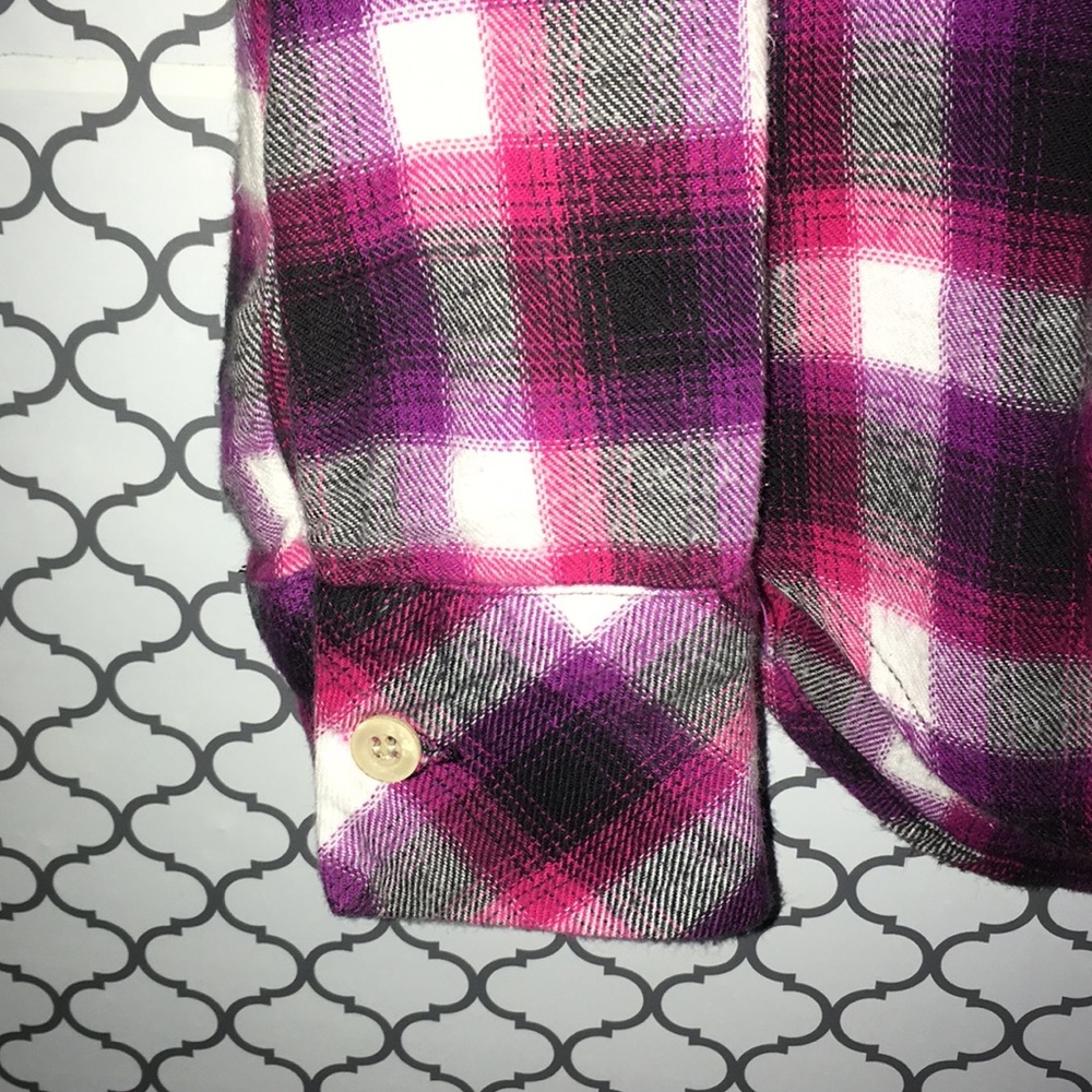 VS PINK Button Down Plaid Shirt - Picture 3 of 5